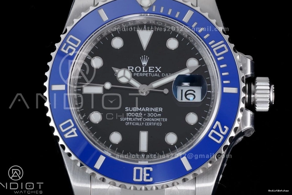 1156 Blue Ceramic Monster VSF 126619LB FlexibleFit A Version Youth Submariner 904L Steel 41mm The Cookie 0329